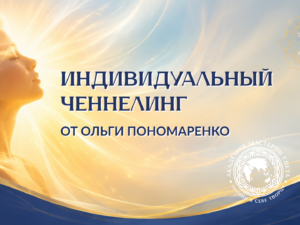 Индивидуальный ченнелинг от Ольгой Пономаренко